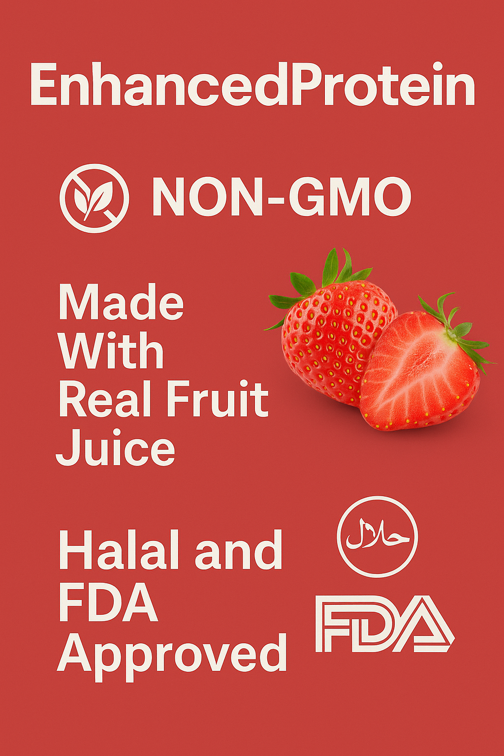 EP STRAWBERRY PROTEIN GUMMIES 60G