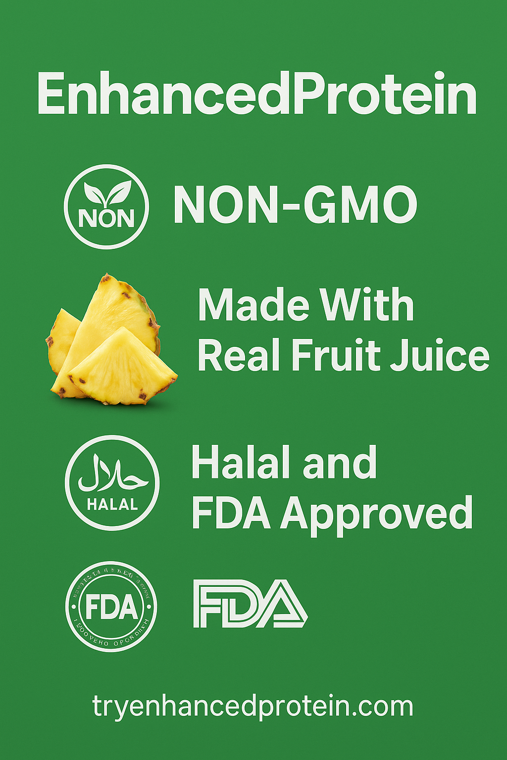 EP PINEAPPLE PROTEIN GUMMIES 60G