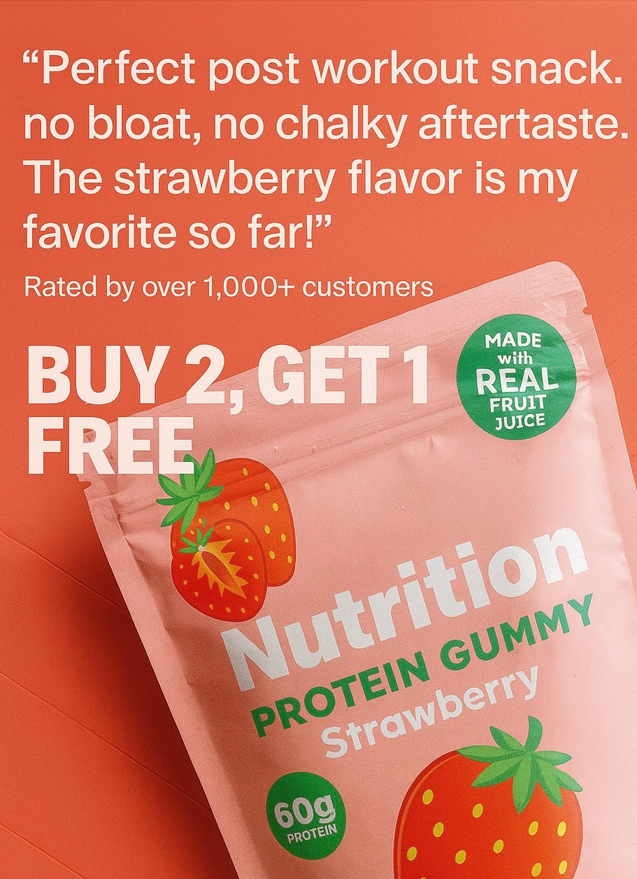 EP STRAWBERRY PROTEIN GUMMIES 60G