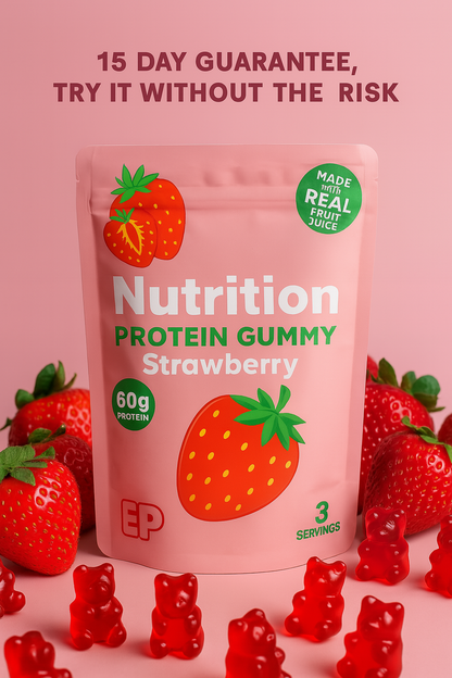 EP STRAWBERRY PROTEIN GUMMIES 60G